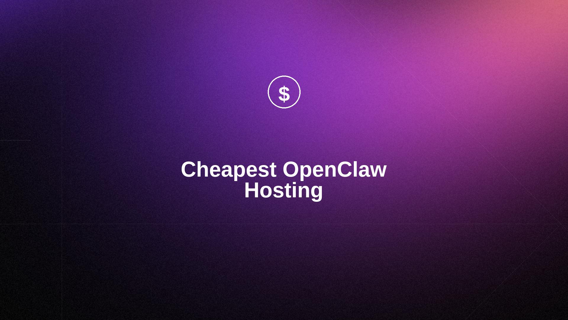 How to Setup Cheapest OpenClaw Hosting