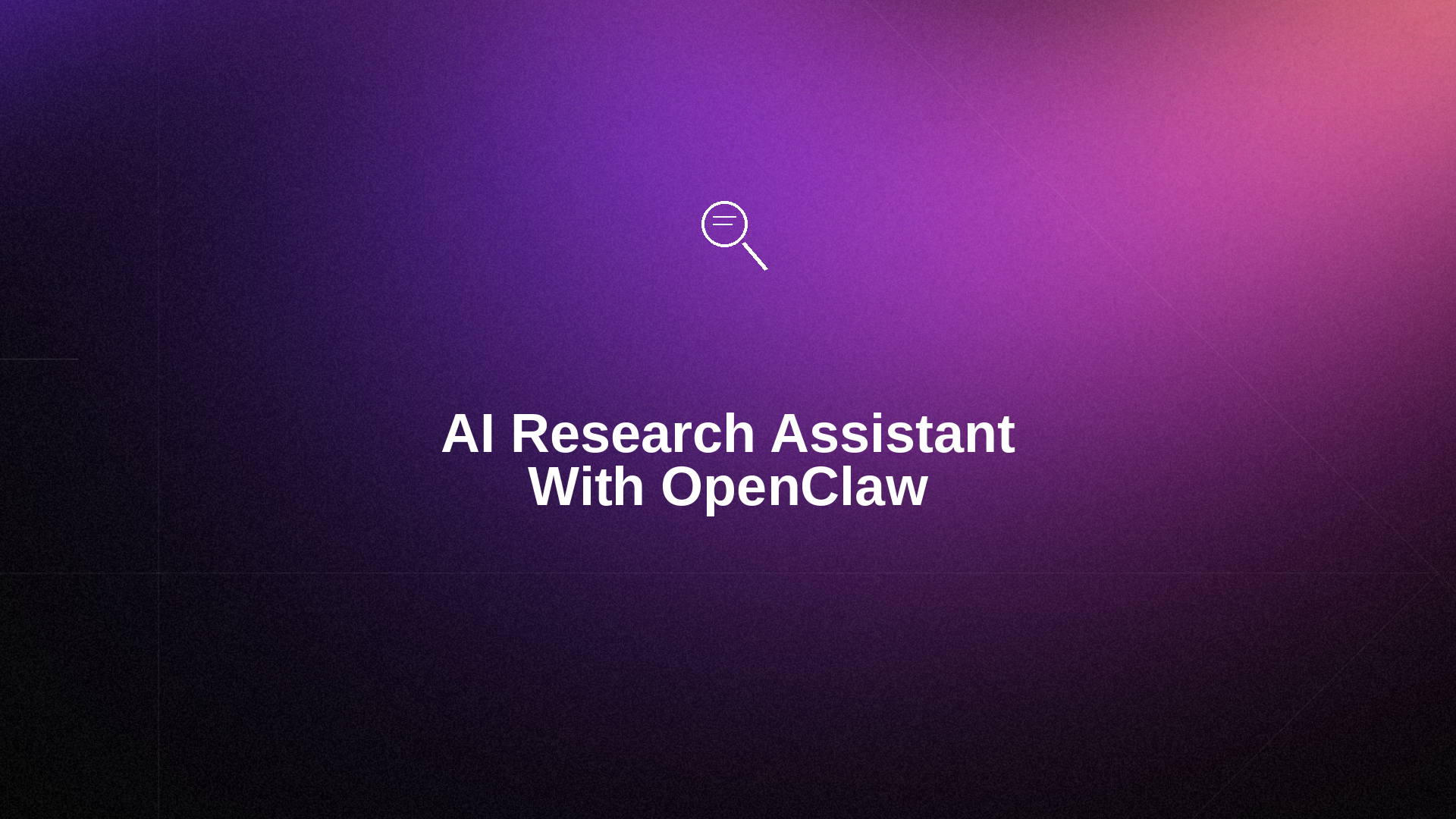 How to Create AI Research Assistant With OpenClaw