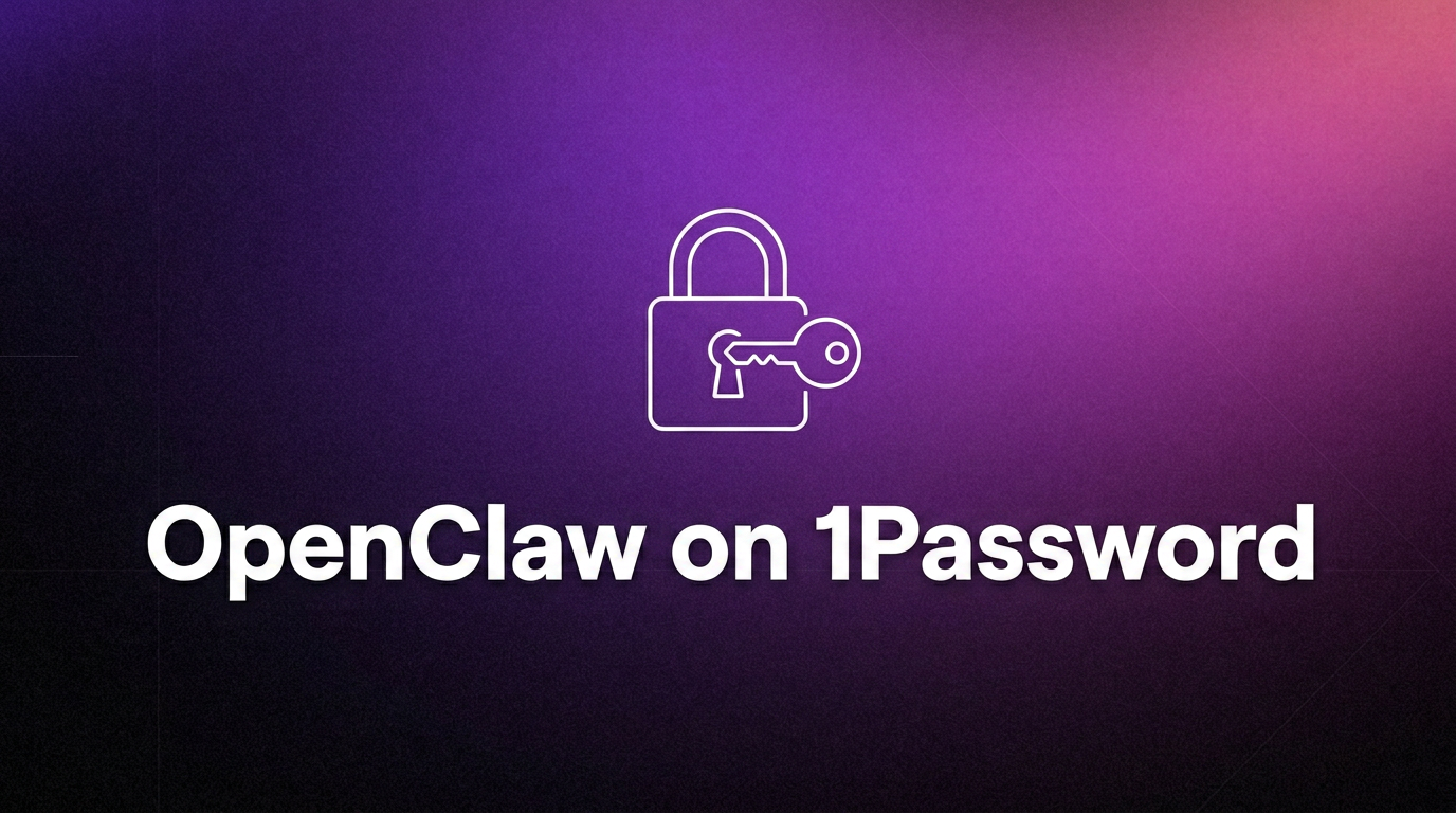 Openclaw On 1password