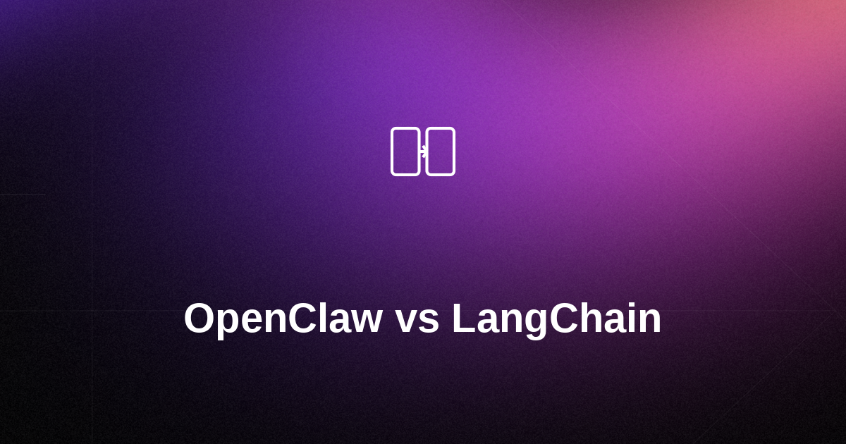 OpenClaw vs LangChain: Which AI Agent Framework in 2026?
